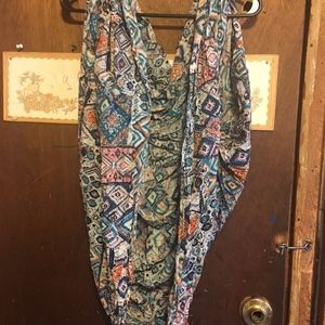 Aztec Design Short Sleeve Cardigan